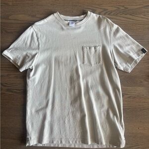 Zara Beige/Cream Pocket T Shirt